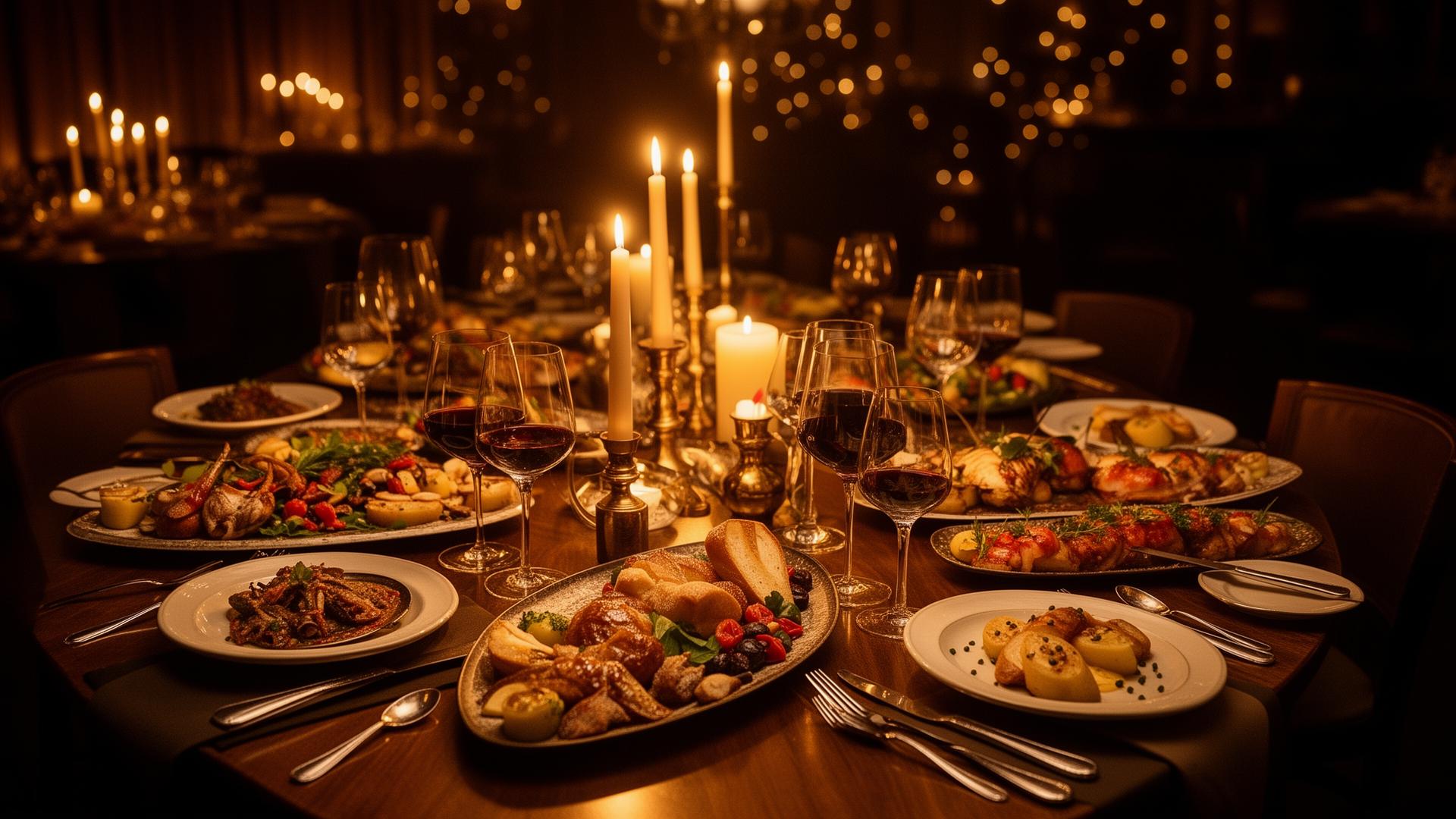 Sfeervolle tafel setting